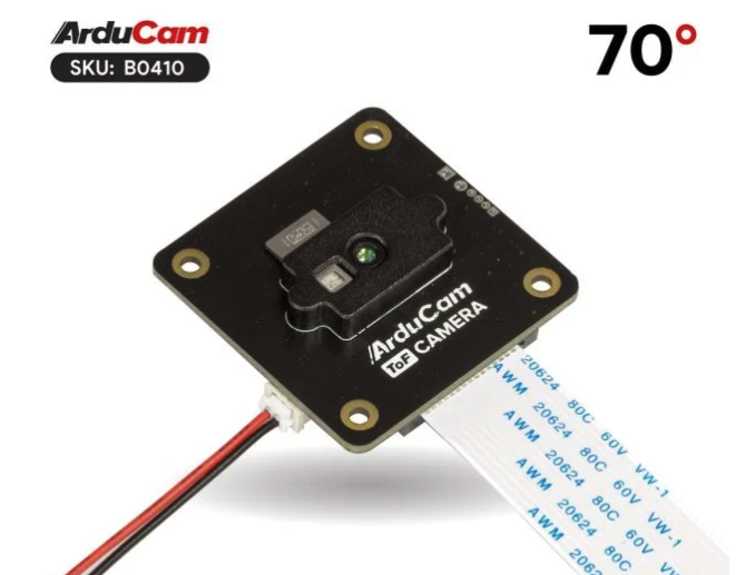Arducam B0410 time-of-flight camera module for Raspberry Pi with 70 degree field of view
