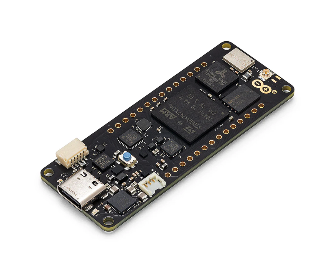 Arduino Portenta H7 dual-core microcontroller board with USB-C and wireless module