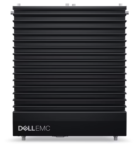 Dell EMC Edge Gateway 5200 industrial gateway with ribbed black chassis