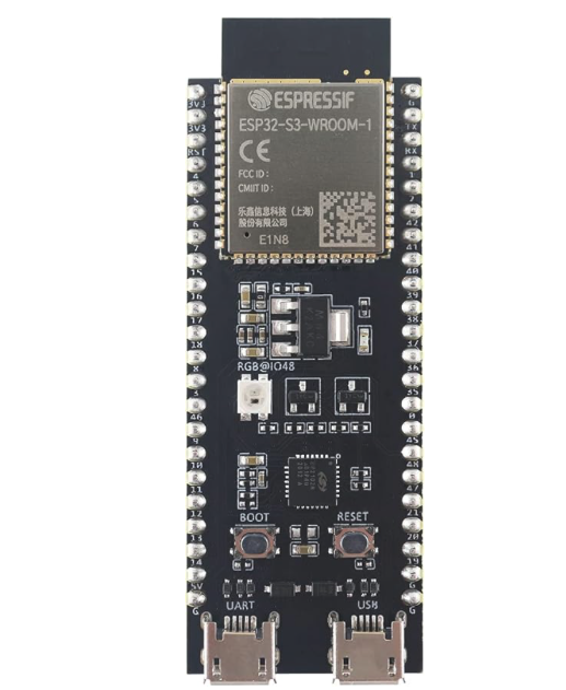 Espressif ESP32-S3-DevKitC-1-N8R8 development board with ESP32-S3-WROOM module