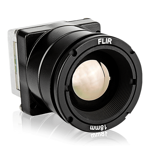 Thermal sensing scene representing FLIR Boson thermal camera