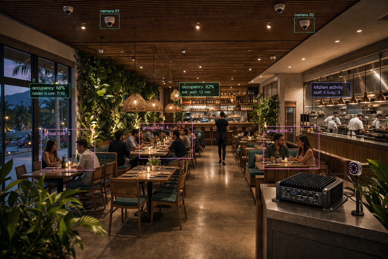 Retail edge AI system